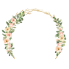 Personlisierbar fleurs bow roses