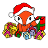 Christmas fox gifts Christmas present