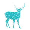 Blue Reindeer
