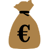 bag of money, €