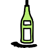 Flasche Weinflasche - V2
