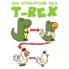 Chicken Chickens T-Rex Dinosaur Dino