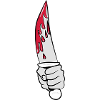 Couteau d'horreur fraîche