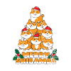 Shiba Christmas tree