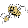 Bee with beer