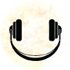 Headphones music smile Moon