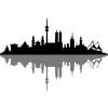 Skyline München Schatten