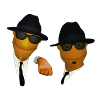 Blues Brothers puppets
