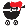drapeau poussette antifa bébé
