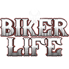 biker life skull shirt
