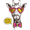 Hipster Giraffe