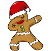 Dabbing biscuit Christmas