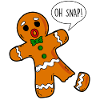 Christmas biscuit - Oh snap!