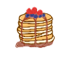 Pancakes - berries - pancakes