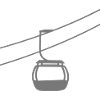 tramway un seul téléphérique gond