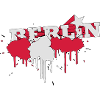 Farbkleckse Berliner Flagge