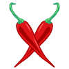 Chilli pepper hot