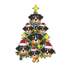 Berner Sennenhund Weihnachtsbaum Geschenk