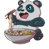 Ramen Panda Bear