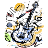 Music guitar love