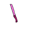 Bread knife pink