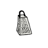 Kitchen grater comic
