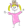 Rosa Kleine Prinzessin