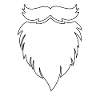 Christmas beard