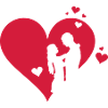 Liebe - Paar Herz
