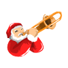 Trombone Santa Claus