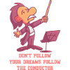 Conductor gift, classical music orchestra