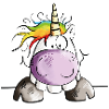 Fluffy Rainbow Unicorn