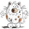 Mignon chat comique