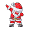 Santa Claus Dabbing Weihnachtsmann