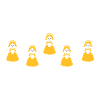 Singing Christmas angels - cute angels