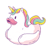 Einhorn Schwimmente