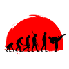 Karate evolution martial arts