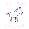 Einschulung_EInhorn_Ich am 1st grade