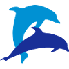 Delfine und Herz, Delfin
