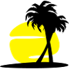 Palme und Sonne