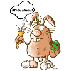 Osterhase mit Möhrchen