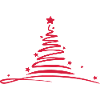 Christmas - tree drawing