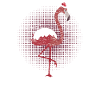 Weinachts Flamingo Weihnachtsfeier