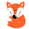 Little Fox - Foxes - Animal - Comic - Cartoon