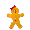 Lustiger Weihnachtspullover - Lebkuchen