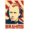 Johannes Brahms Retro Propaganda