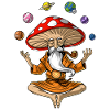 Magic Mushroom Buddha Yoga