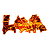 Lava graffiti lettering