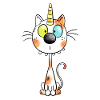 Mignon chat comique