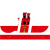 Gibraltar Flag Flag GIB